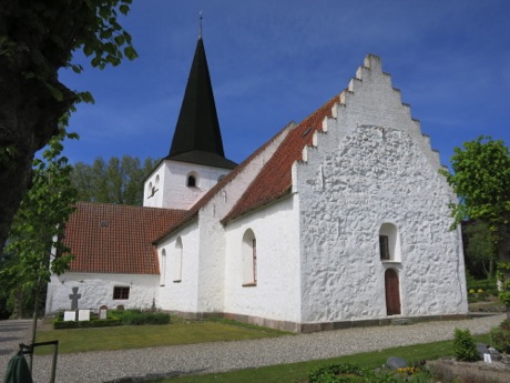 12th century Bregninge Church, Aero